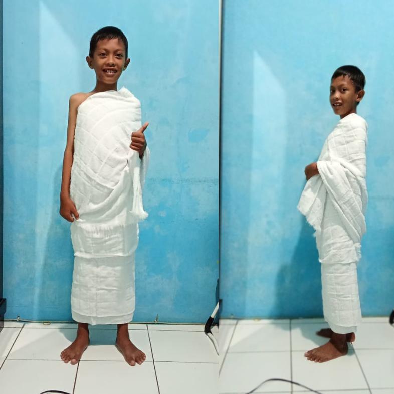 Discount Pakaian ihrom anak SD SMP / Kain Ihrom Manasik Haji Anak / Baju ihrom anak SD SMP premium