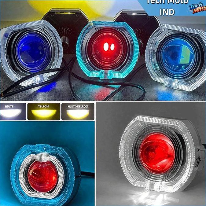 TERLARIS 2.5 INCH LAMPU DEPAN JUPITER MX DAYMAKER BILED JUPITER MX KING  PROJIE  BILED