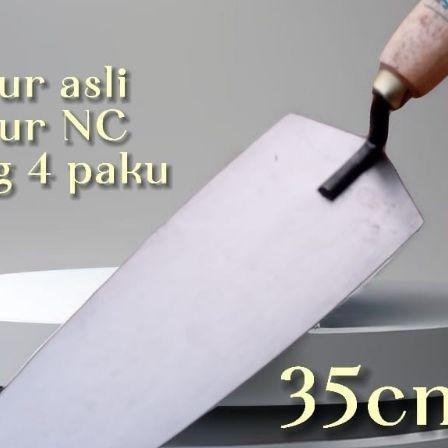 Cetok/Sendok Semen Galur Asli Baja Paku 4/Cetok Galur Asli/Lancip/Oval