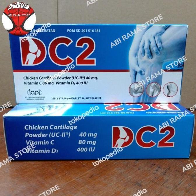 DC2 DC 2 suplemen kesehatan tulang [1 box 30 tablet]