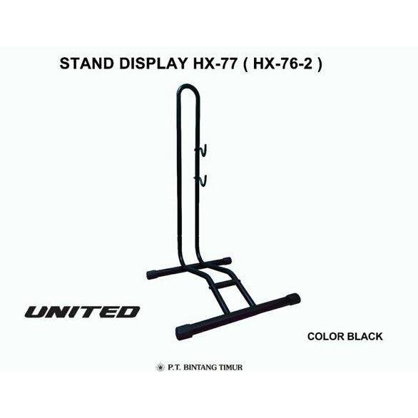 UNITED HX-77 Display Stand Bisa Ban Luar Lebar 2.60 Parkir Sepeda E-Bike Ebike MTB Gravel Road Bike 