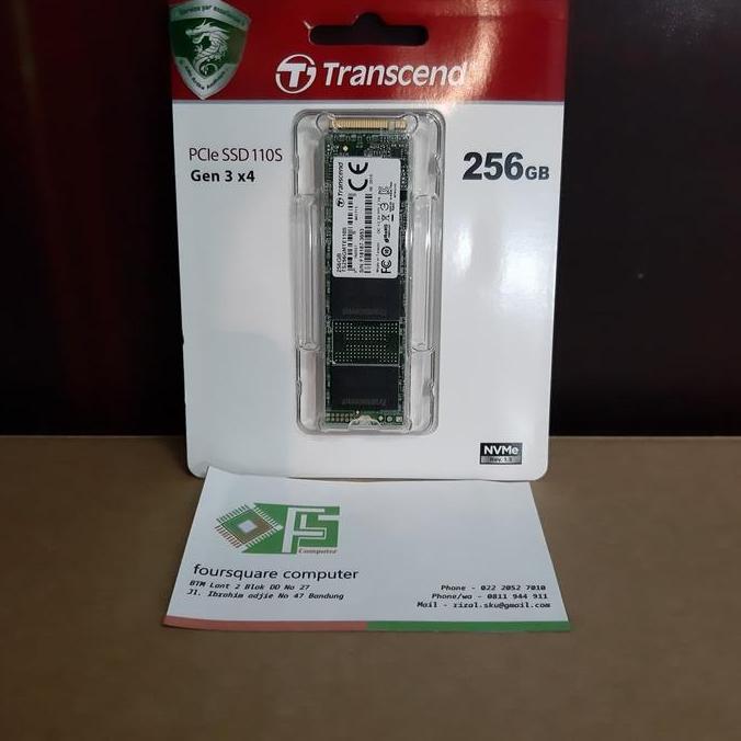 TERLARIS - Transcend SSD M2 / M.2 NVMe 256GB TS256GNTE110S