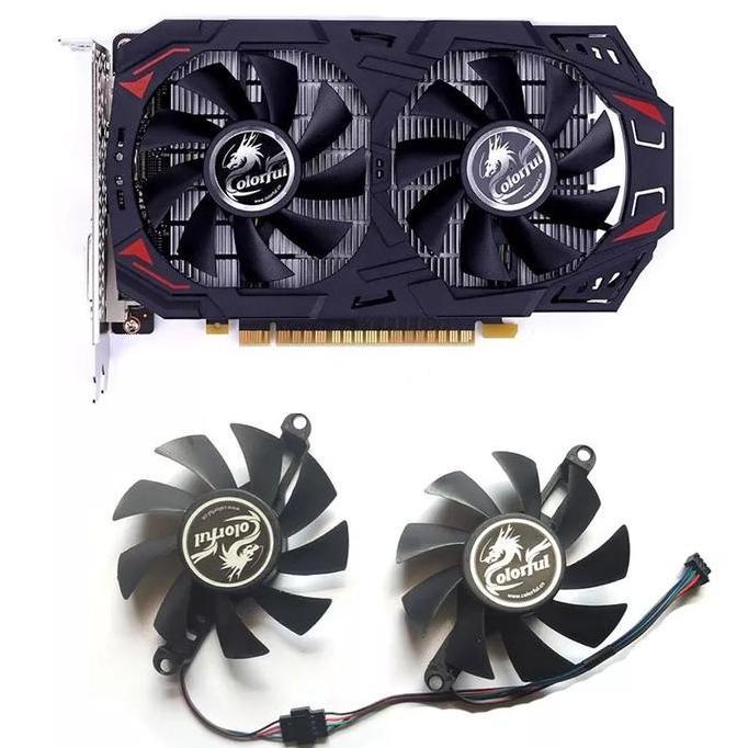 TERMURAH - Fan Vga Igame Colorful 75mm 4pin Gtx 950 960 1050 ti 1060 ORIGINAL