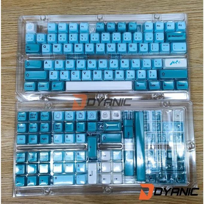 TERBARU - KEYCAPS ICE MOUNTAIN THEME JAPANESE ROOT - XDA PROFILE PBT