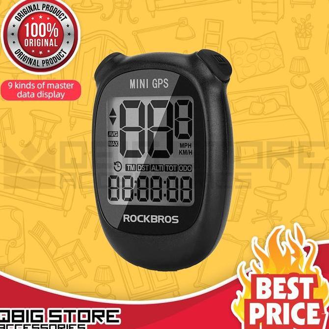 Rockbros 29210030001 GPS Speedometer Mini Sepeda