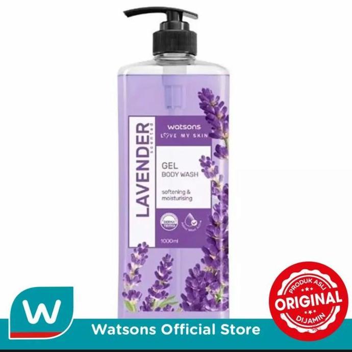 Drei- Watson Body Wash 1000 Ml Greentea Lavender Strawberry Cantaloupe Peach