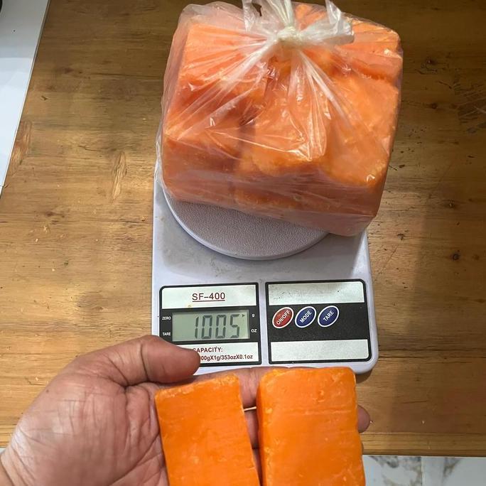 Drei- Sabun Pepaya Kiloan Rijekan Potongan Pabrik  Varian 1Kg 500G 250G Mencerahkan Kulit, Perawatan