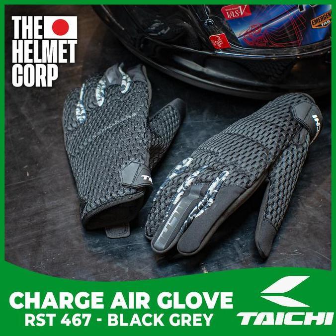 GLOVE TAICHI RST 467 CHARGE AIR GLOVE SARUNG TANGAN MOTOR ORIGINAL TAICHI RST467