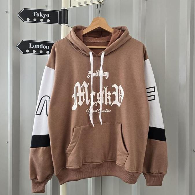 (isi 2 pcs) Jaket Couple Pasangan  / Hoodie Couple Hitam Cokelat / Sweater Couple Wanita Katun / Ata
