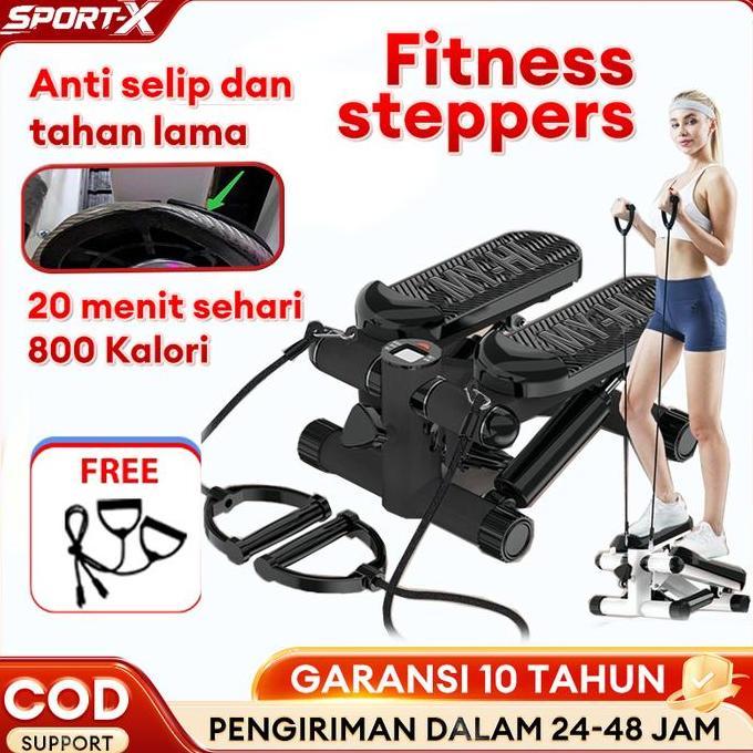 AMDOXTE MY-HISport-X Mini Stepper Stepper alat olahraga alat gym alat fitness rumah Air Climber Step