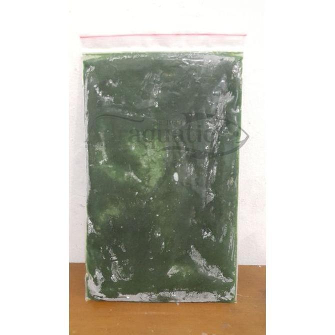 Fisch- Burger Discus Louhan Beku Hijau Spirulina Pakan Makanan Ikan