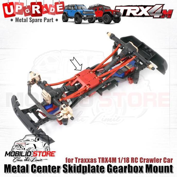 Promo Upgrade Part Metal Center Skidplate Gearbox Mount For Traxxas Trx4M Cod