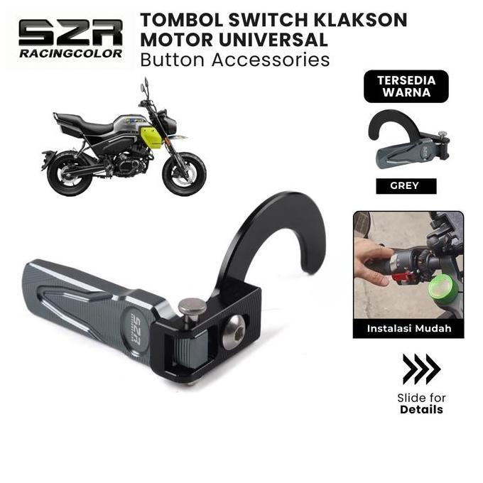 Tombol Switch Klakson Motor Papio Universal Cnc Horn Switch Button Best Quality
