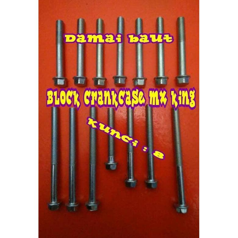 BAUT BLOCK CRANKCASE MX KING TERBAIK