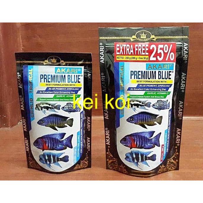 Fisch- Akari Premium Blue & Red Cichlid Chiclid 250 Gram