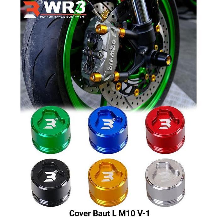 Tutup Cover Kepala Baut Wr3 Untuk Baut Kaliper Radial Uk. Baut L M10 Aluminium Restock