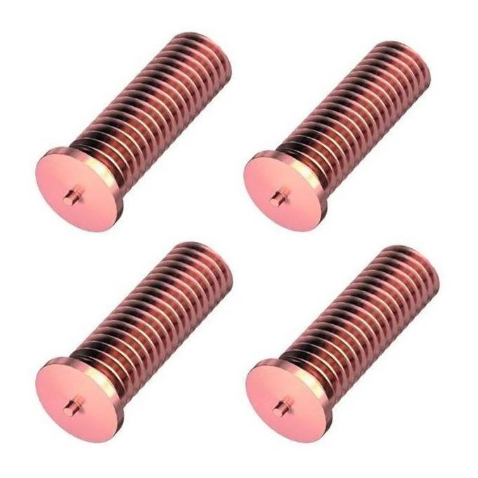 1PAK(100PCS) M4X15 CD STUD WELDING STEEL WITH COPPER PLATED / BAUT LAS TEMBAK BESI DILAPISI TEMBAGA 