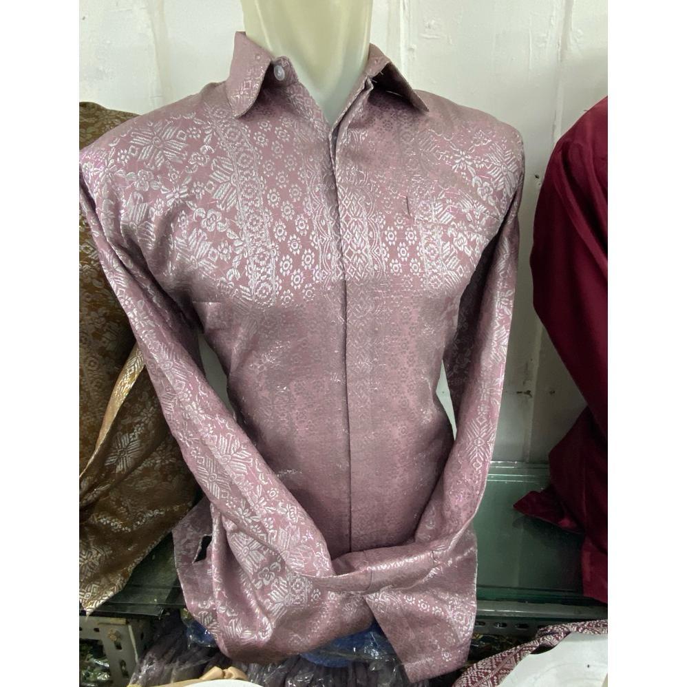 NEW PRODUCT KEMEJA PRIA SONGKET ( ADA FURING ) KEMEJA SONGKET-KEMEJA PRIA SONGKET PALEMBANG-BAJU SON
