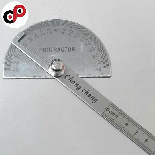 Protractor | Penggaris Busur Derajat | Stainless PM