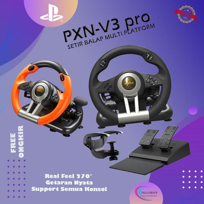 RACING SIMULATOR PS4 / STEERING WHEEL PS3 / STIR MOBIL BALAP GAMING HP / TV ANDROID / LAPTOP / PC PX