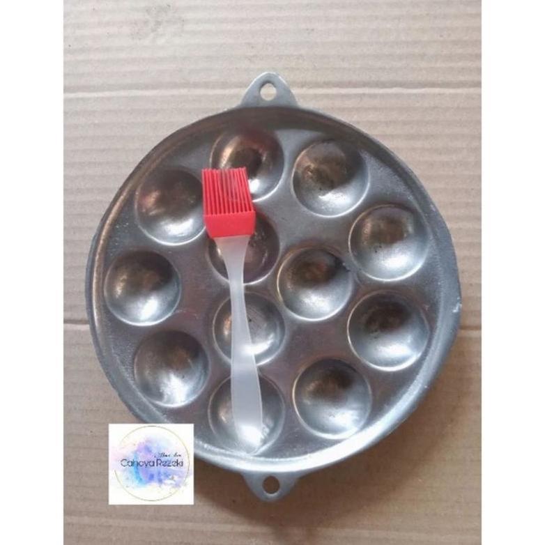 SOLVIQUE CETAKAN TELUR CONGKEL TAKOYAKI CETAKAN LUBANG 12 / WAJAN CETAKAN CILOR MAKLOR / BAKLOR FREE