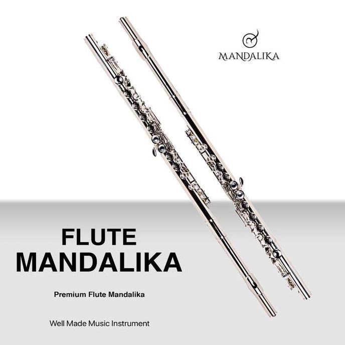 standardede - FLUTE MANDALIKA SILVER FULLSET INCLUDE HARDCASE