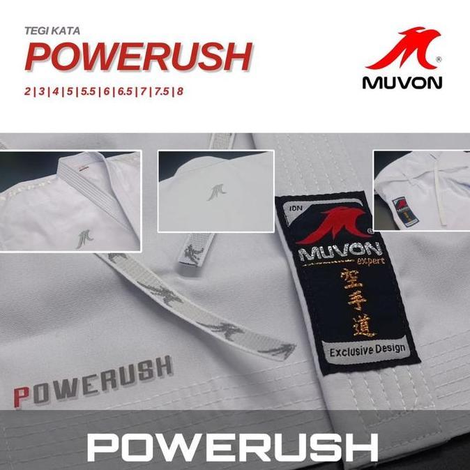 MUVON POWERUSH TEGI KATA Karate-Gi Baju Karate (TERBAIK) (TERBARU) (TERMURAH)