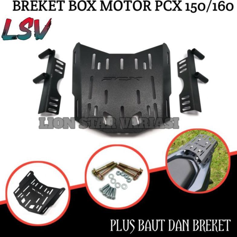 BRACKET BOX PCX 150 PCX 160 BREKET BOX PCX BRAKET PANGKON BOX MOTOR GIVI KAPPA SHAD HONDA PCX