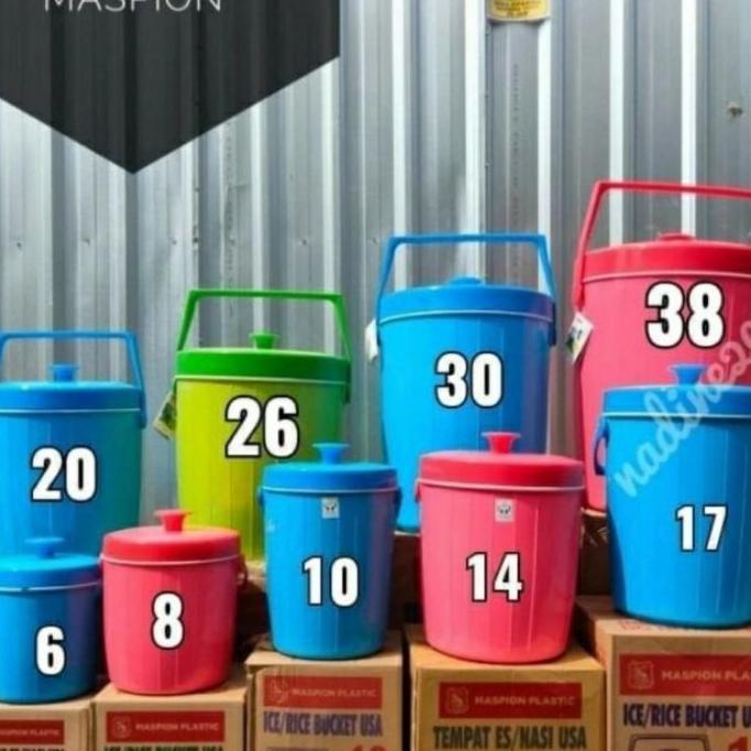 Termos Nasi Termos Es Maspion 6Liter 8 10 14 17 20 26 30 38 Liter Rice Bucket Usa Rice Bucket Murah 