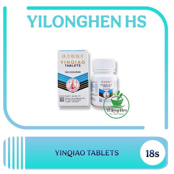Yinqiao Tablets Obat Herbal China Influenza Demam Sakit Tenggorokan Pilek Hidung Tersumbat Sakit Kep