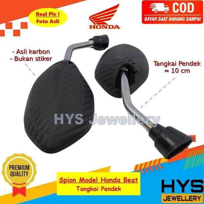 Bst Ready Hys Spion Karbon Variasi Honda Model Beat Mini - Kaca Spion Sepion Aksesoris Motor Honda B