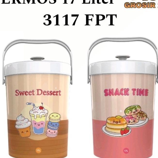 Rice Bucket Nandos 17 Liter / Termos Nasi Printing /Termos Bekal Makanan