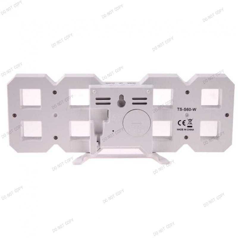 Jam Led Digital Alarm Clock 3D Jam Weker Meja Dinding Led Digital 3D