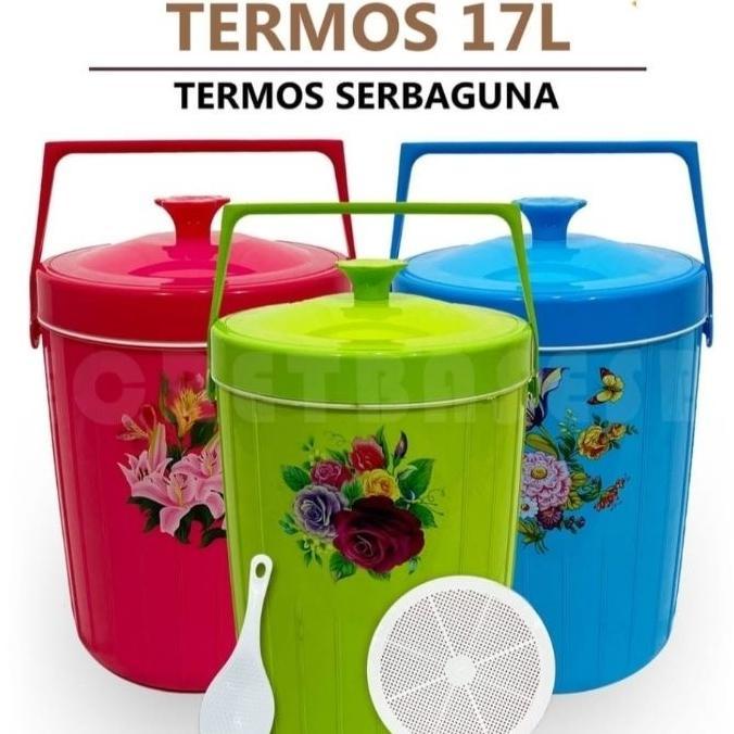 Rice Bucket 17 Liter Kimplast/Termos Nasi Termos Es Dan Nasi Viral Kapasitas 17Lt Istanaonlineku