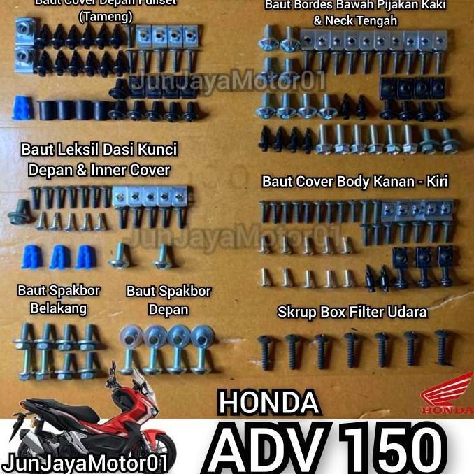 Baut Fullset Body Bodi Honda ADV 150