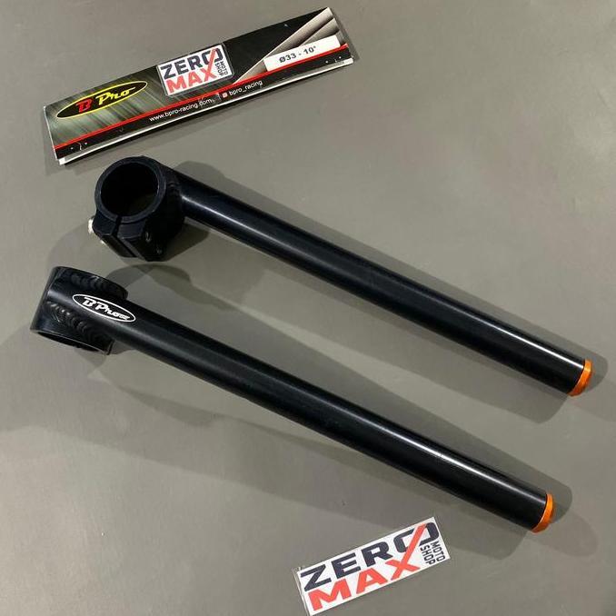 Stang Jepit 33mm 10 Derajat BPRO R15 V2 Old Vixion Scorpio Hitam