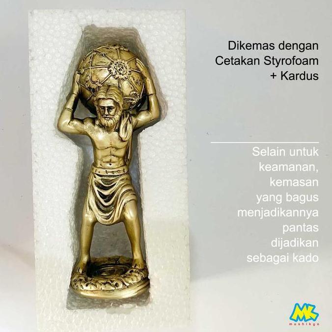 Patung Dewa / Titan Atlas - Mitologi Yunani