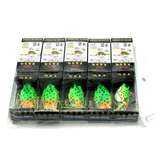 Soft Lure Frog Umpan pancing kodok frog gabus Soft Lure minnow Gabus