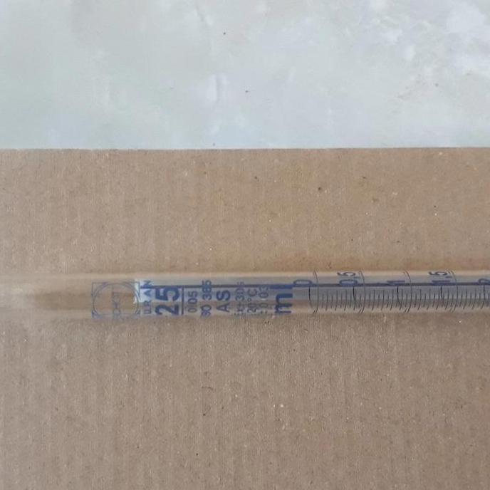 TERLARIS - BURET 25 ML KRAN GLASS DURAN BURET 25 ML DURAN
