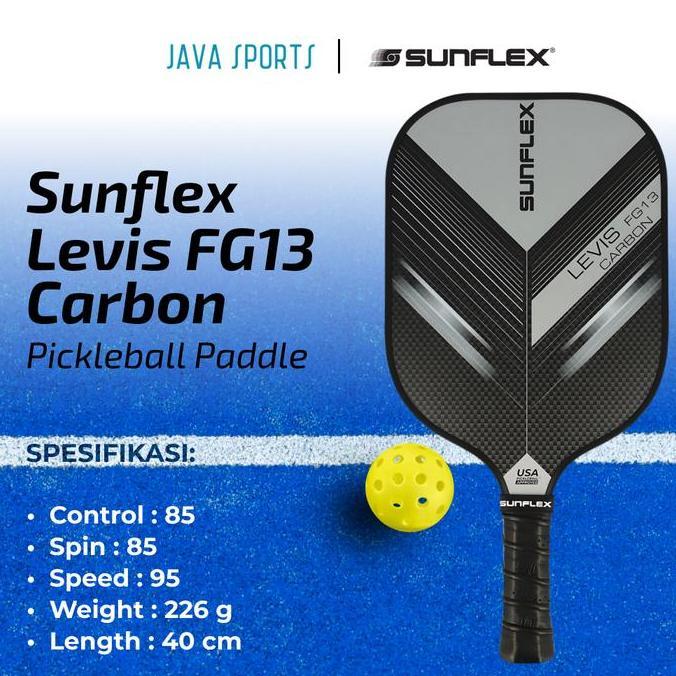TERLARIS - Raket Pickleball Sunflex Levis FG13 Original Pickle Ball Paddle Racket