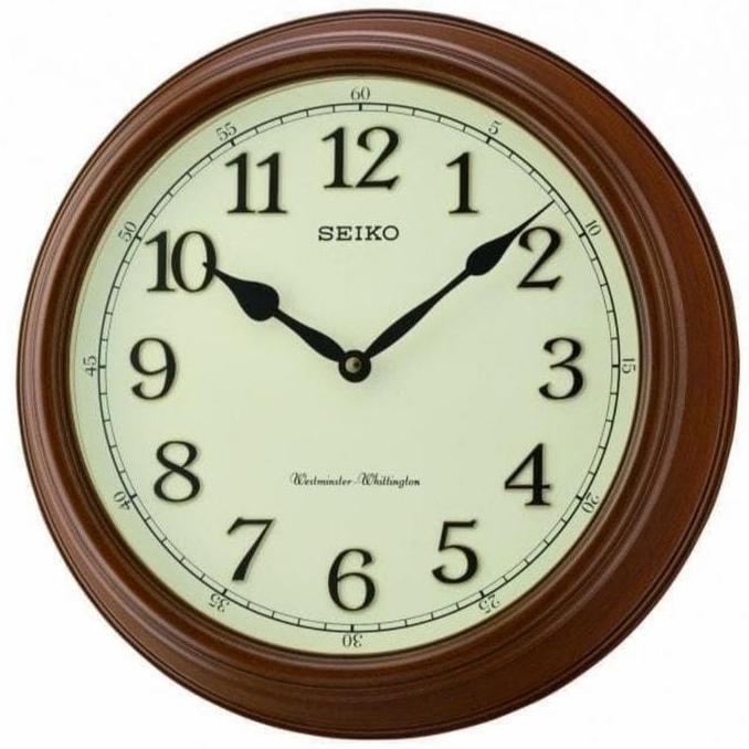 BEBAS ONGKIR - Jam Dinding Seiko QXD214B Diameter 37cm Original Dual Chime Bestseller QXD214
