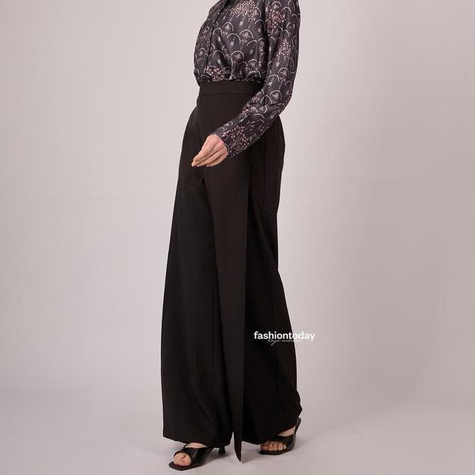Jema Pants - Celana Panjang Wanita Straht Hh Waist Premium Raya Exclusive Fashiontoday Raya Details 
