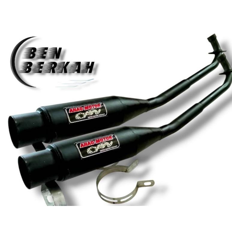 Termurah Knalpot Racing Ahau Hitam Pemakaian Jupiter Jupiter Z Vega Vega R Vega Zr Smash Shogun C70 