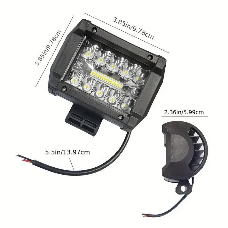 Grade Ori 2 Lampu Sorot Tembak Led Bar Tembak Led 60 Watt Mobil Motor 60W 12 Volt Worklight