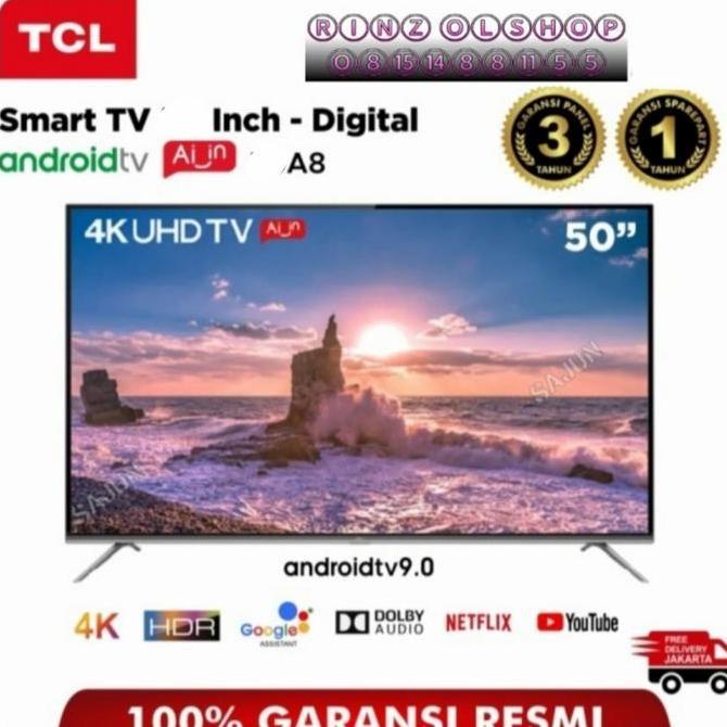 LED TV TCL 55A8 ANDROID SMATR TV UHD 4K DIGITAL TV