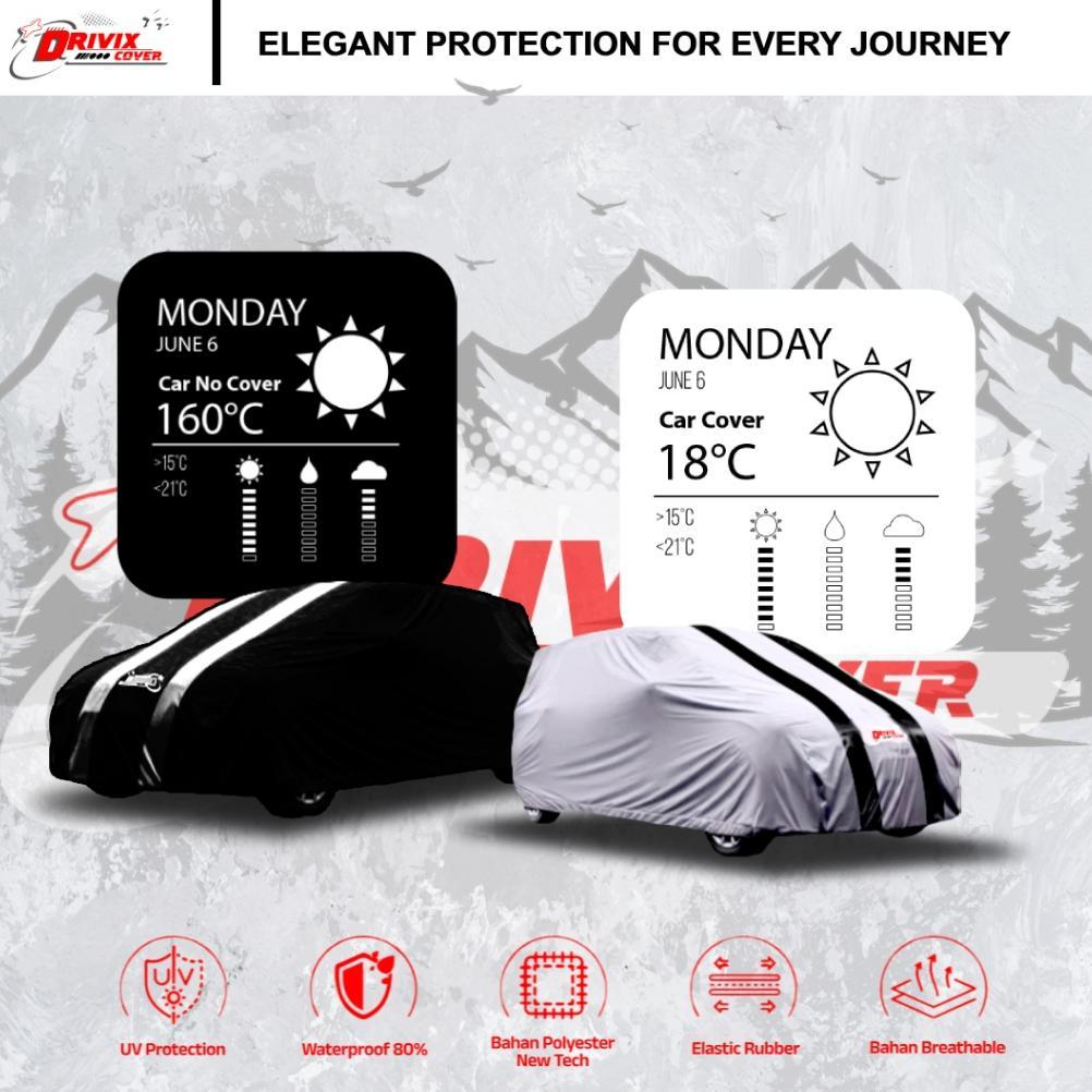 Murah Cover Sarung Sarung Mobil Mantel Toyota Yaris Bakpao (2006-2012) Indoor Outdoor Terbaik Termur