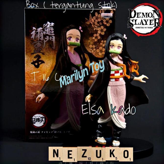 Action Figure Nezuko Kamado Kimetsu No Yaiba Box