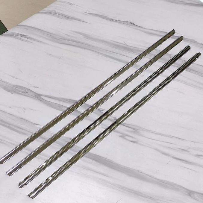 List Kaca Samping Mobil Rush Terios Lis Kaca Window Liner Stainless Chrome