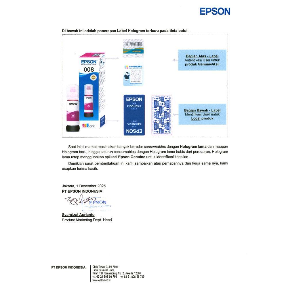 CALVESTRACOLLECT TINTA EPSON 664 / T664 ORIGINAL (L120 L121 L1300) ORIGINAL