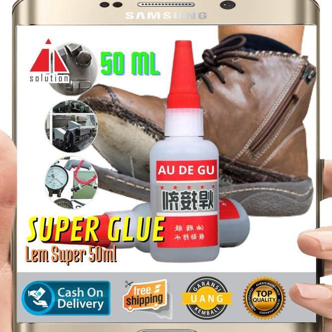 BIBULAS Lem Super Glue 50gr - Lem Super Perekat Kuat - Lem Korea Glue - Lem